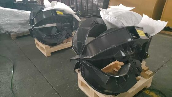 Customized Excavator Hydraulic Orange Peel Scrap Grapple Bucket For Crawler Cranes Chisel Diameter 40 210 Mm